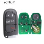 433Mhz 4A chip FCC:GQ4-54T keyless 4+1 button remote key for Dodge,Ram 2013-2017,Jeep 2014-2018